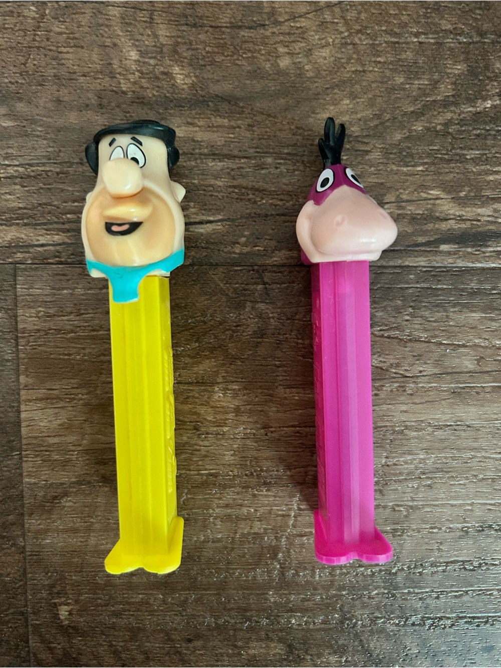 The Flintstones PEZ Candy Dispensers from the early 90’s